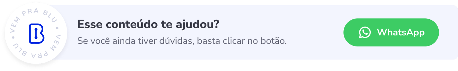 Fale com o suporte da Blu
